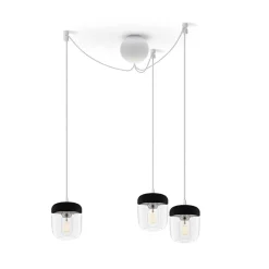 Acorn | white polished steel