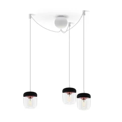 Acorn | white polished steel