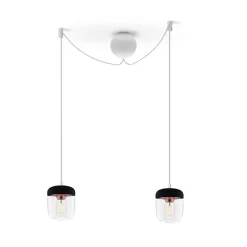Acorn | white polished steel