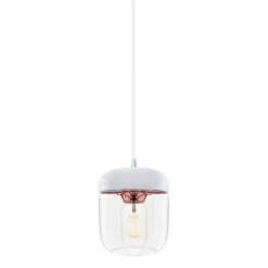Acorn | white polished steel