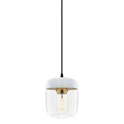 Acorn | white polished steel