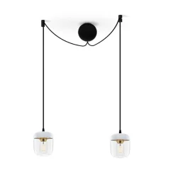 Acorn | white polished steel
