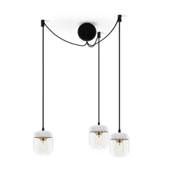 Acorn | white polished steel