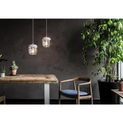 Acorn | white polished steel