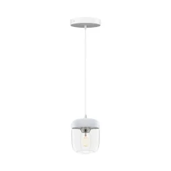 Acorn | white polished steel