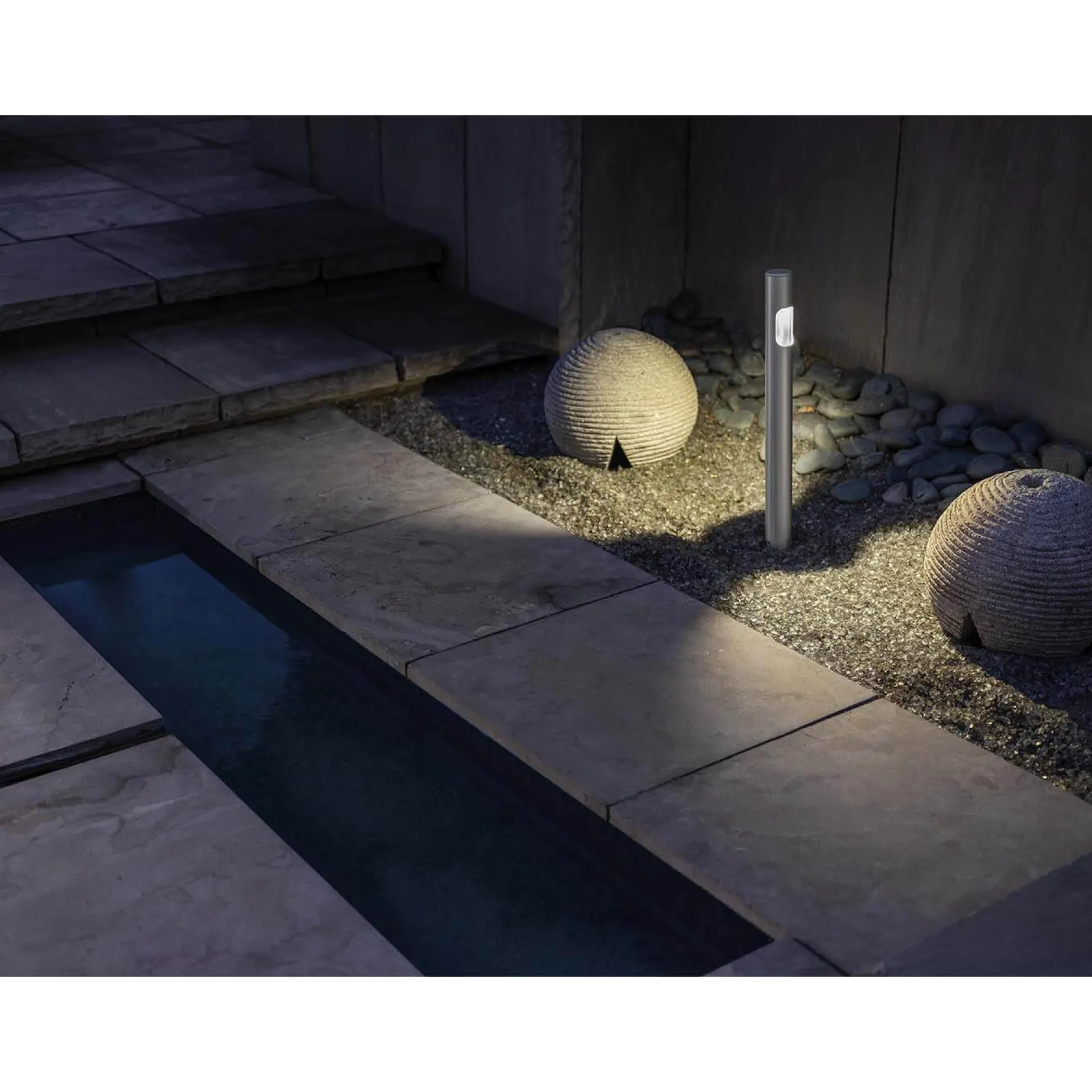 Ago Bollard 90 | grey anodized