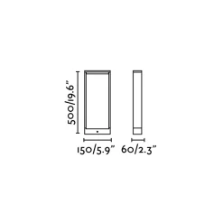 Alp outdoor H50-H80 | dark grey