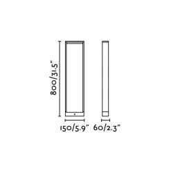 Alp outdoor H50-H80 | dark grey