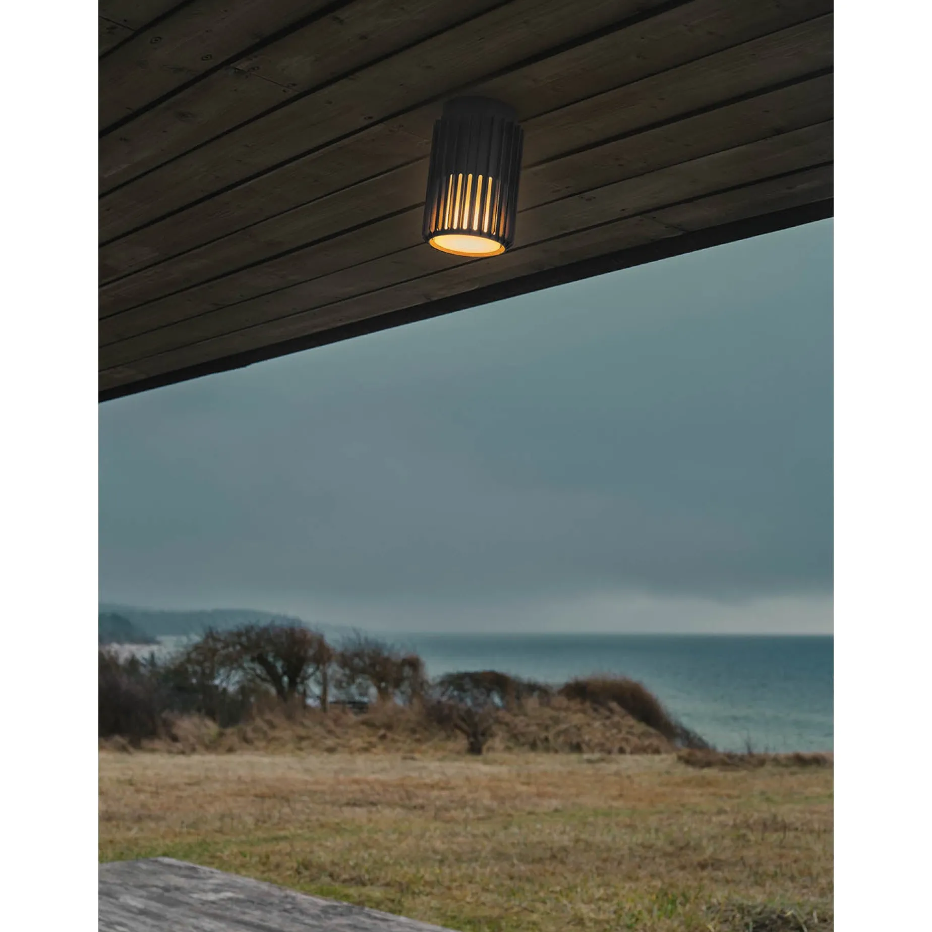 Aludra ceiling | brown metallic