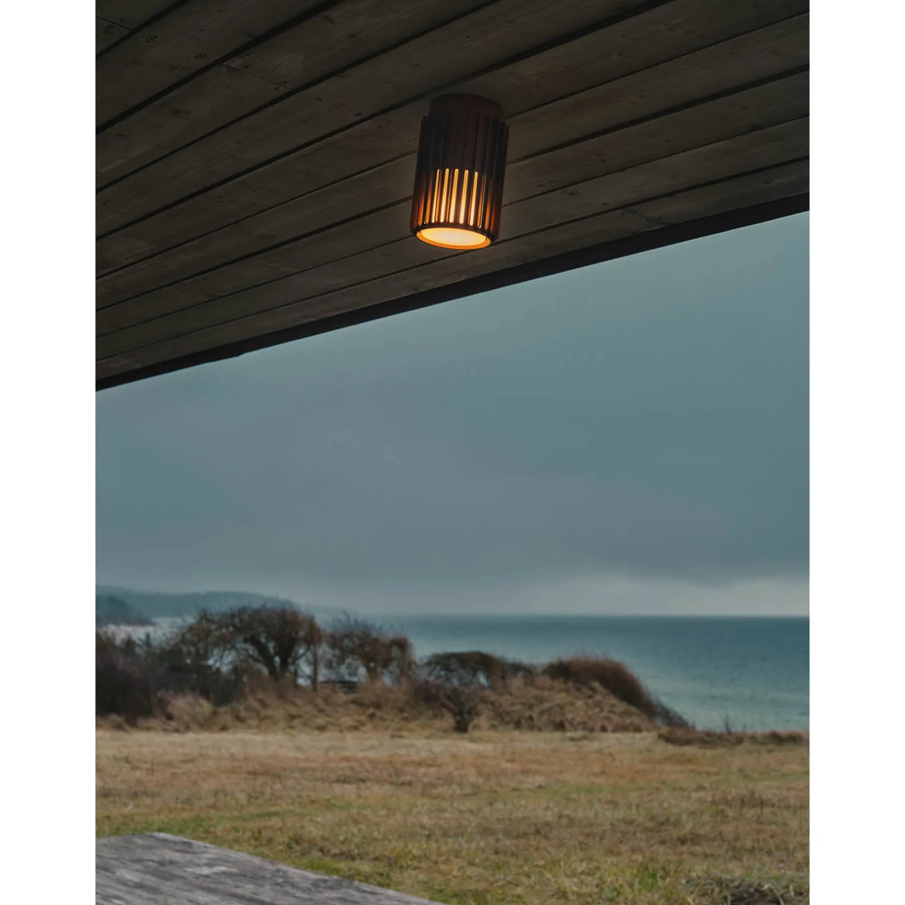 Aludra ceiling | brown metallic