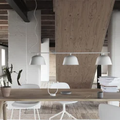 Ambit rail pendant lamp | dusty green