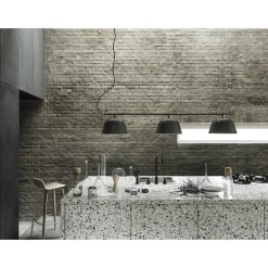 Ambit rail pendant lamp | dusty green