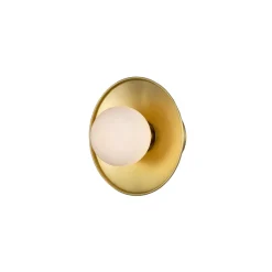 Aosta Brass Disc IP65 | antique brass
