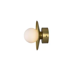 Aosta Brass Disc IP65 | antique brass