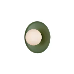Aosta Brass Disc IP65 | sage green