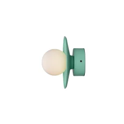 Aosta Brass Disc IP65 | sage green