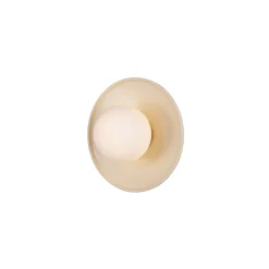 Aosta Brass Disc IP65 | sage green