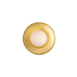 Aosta Brass Disc IP65 | satin brass
