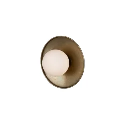 Aosta Brass Disc IP65 | vanilla cream