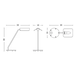 Apex table | iron black