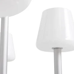Apollo chandelier ⌀74-106 | white opal glass