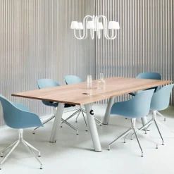 Apollo chandelier ⌀74-106 | white opal glass