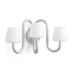 Apollo wall sconce | white opal glass
