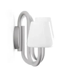 Apollo wall sconce | white opal glass