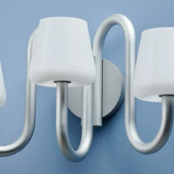 Apollo wall sconce | white opal glass