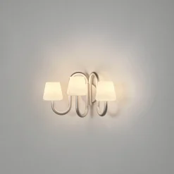 Apollo wall sconce | white opal glass