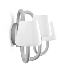 Apollo wall sconce | white opal glass