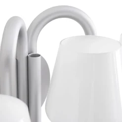 Apollo wall sconce | white opal glass