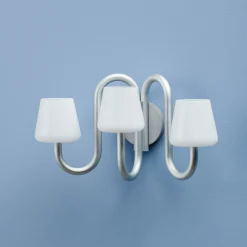 Apollo wall sconce | white opal glass