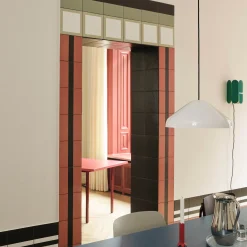Arcs wall lamp | auburn red