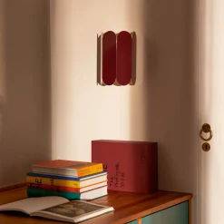 Arcs wall lamp | auburn red