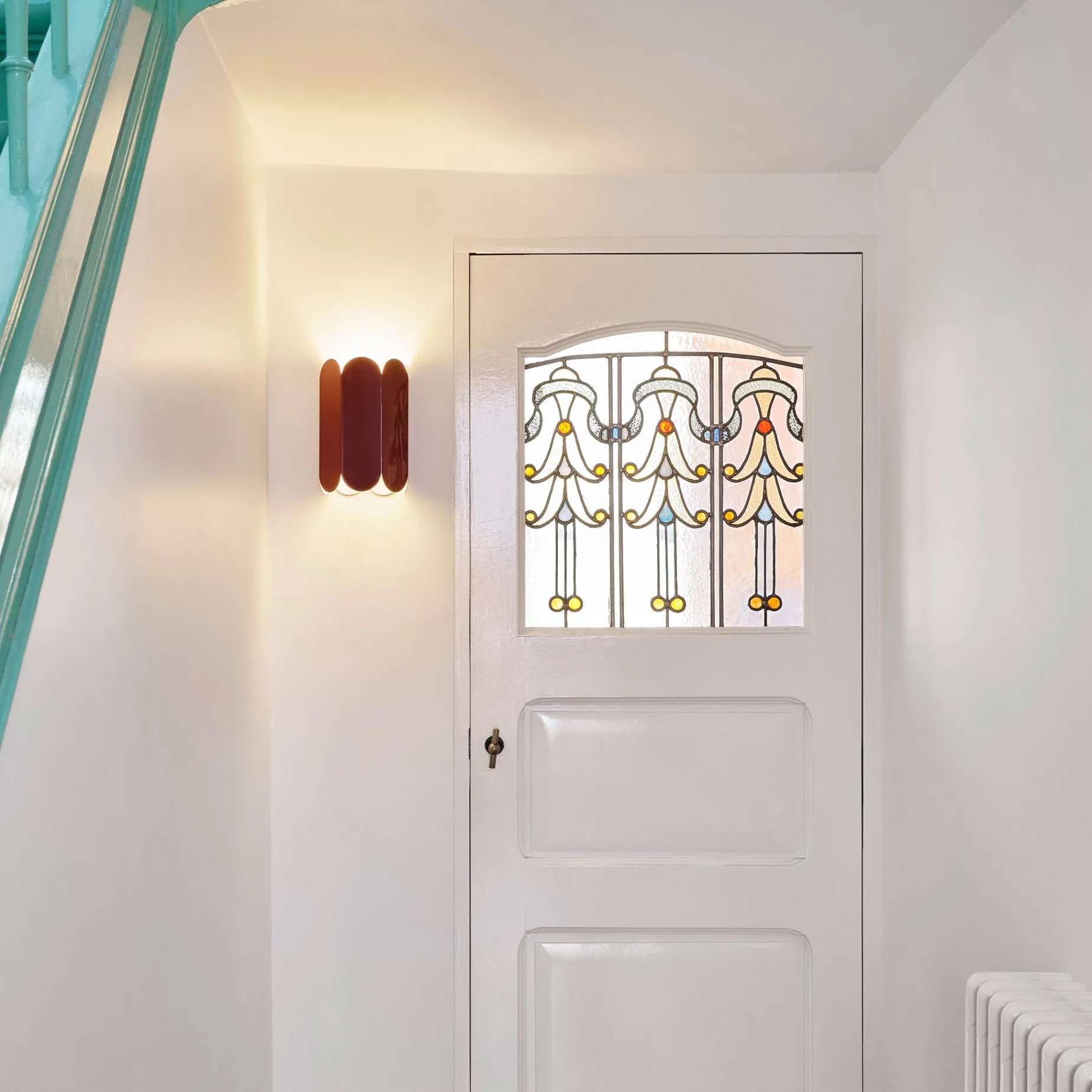 Arcs wall lamp | auburn red