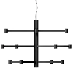 Art chandelier | black
