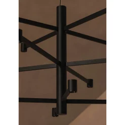 Art chandelier | black