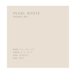 Asteria up | medium white pearl