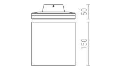 ATHI square IP | white