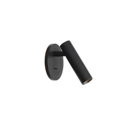 Atria recessed wall lamp | black