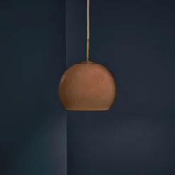 Ball 18 glass pendant | amber