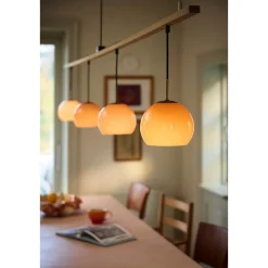 Ball 18 glass pendant | amber