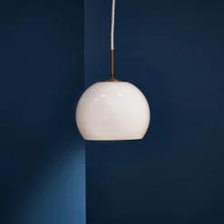 Ball 18 glass pendant | amber