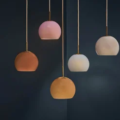 Ball 18 glass pendant | amber
