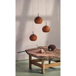Ball 18 glass pendant | cappuccino