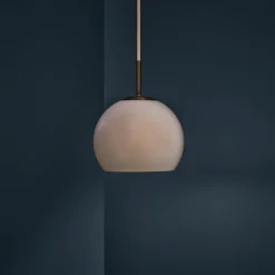 Ball 18 glass pendant | cappuccino