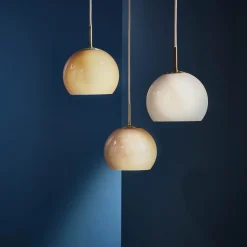 Ball 18 glass pendant | cappuccino