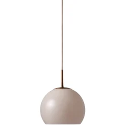 Ball 18-25 glass pendant | opal white