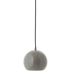 Ball 18 pendant | glossy pale grey
